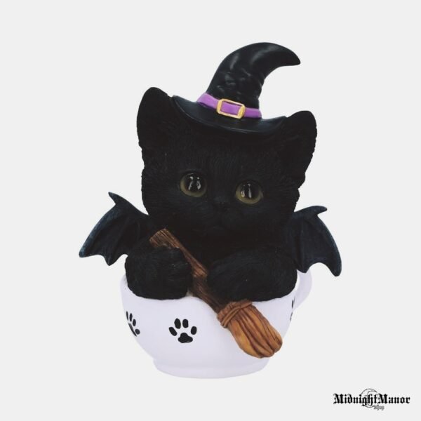 Arbatinė Katytė Katė Ragana Arbatos Puodelyje