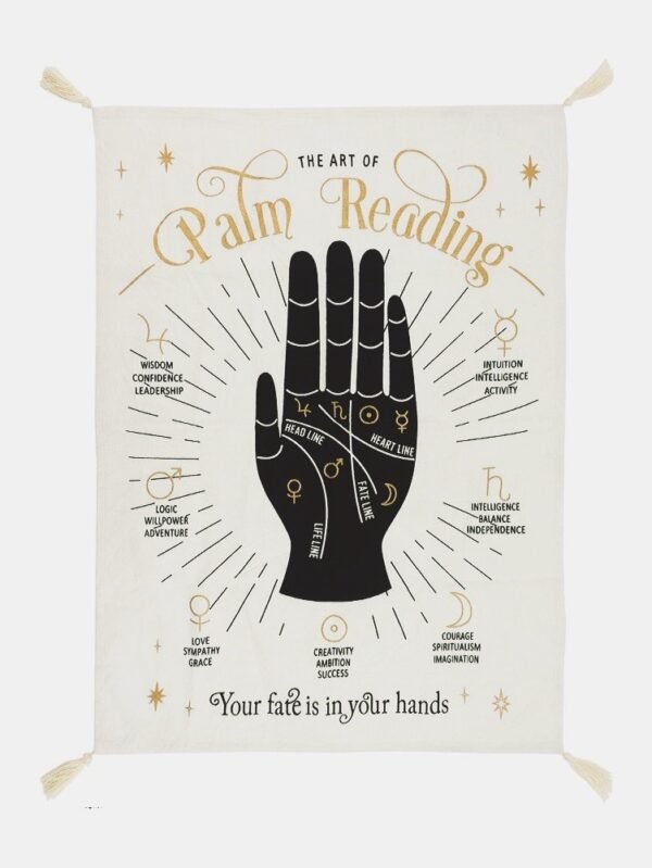 Būrėjos Delnoskaitos Paveikslas iš Audeklo Palm Reading