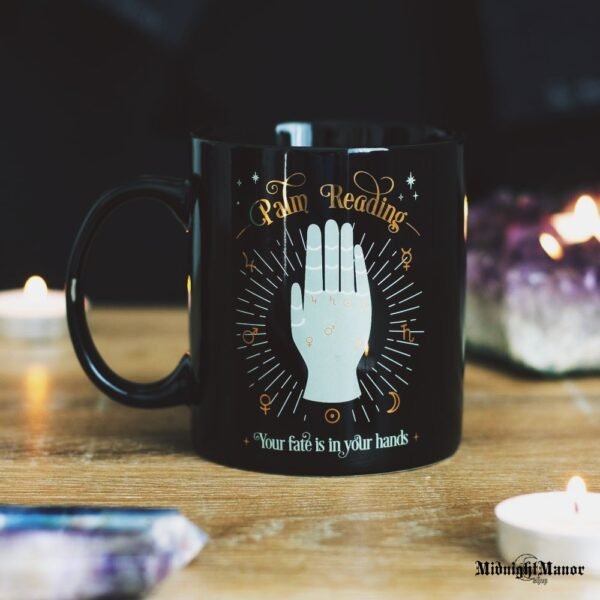 Skaitymo iš Delno Puodelis Kavai ar Arbatai Palm Reading