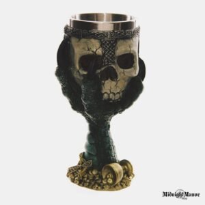 Žaliojo Drakono Letena Laikanti Kaukolę Taurė Vynui