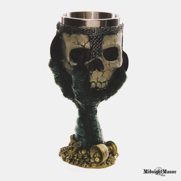 Žaliojo Drakono Letena Laikanti Kaukolę Taurė Vynui