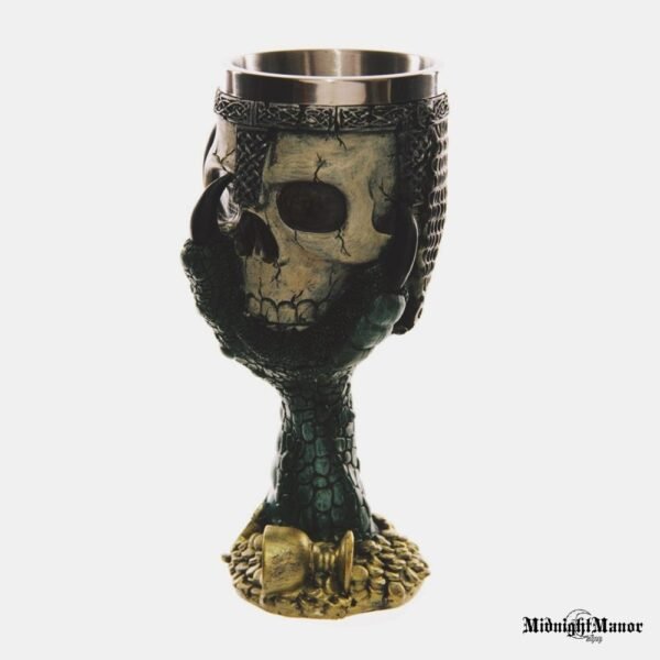 Žaliojo Drakono Letena Laikanti Kaukolę Taurė Vynui