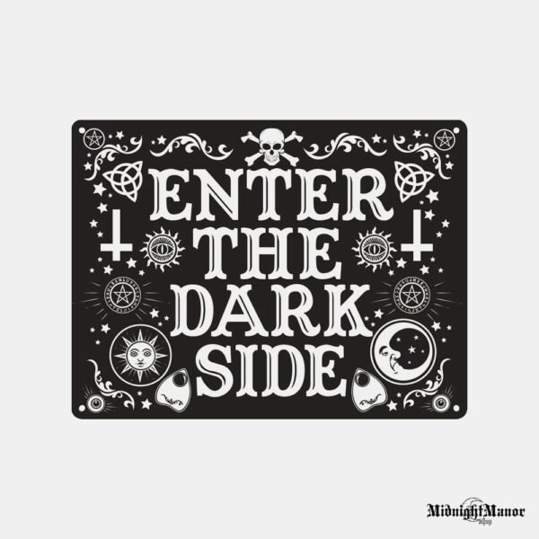 Gotiška Sienos Dekoracija Enter Dark Side