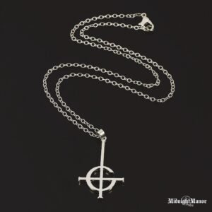 Grupės Ghost Kaklo Pakabukas G Kryžius Grucifiksas