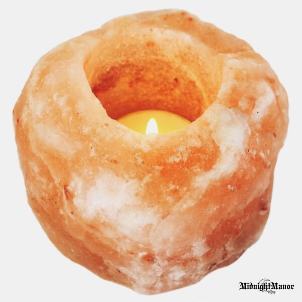 Himalajų Druskos Natūrali Žvakidė Žvakės Laikiklis