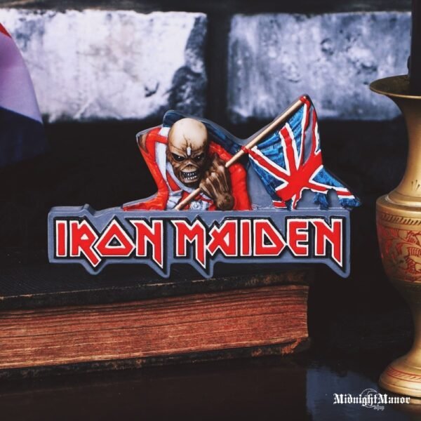 Iron Maiden The Trooper Magnetas UK Flag
