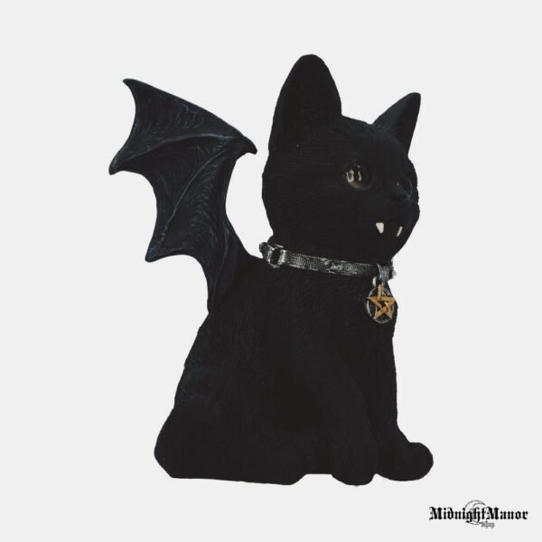 Katė Vampyras Kačiukas Vampyriukas Juoda Raganiška Katė