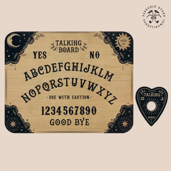 Klasikinė Ouija Būrimo Dvasių Prišaukimo Spiritizmo Lenta