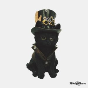 Stympankiška Krumplininko Katė Su Sraigtų Skrybėle