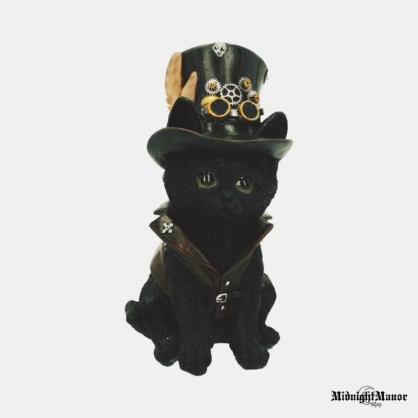 Stympankiška Krumplininko Katė Su Sraigtų Skrybėle