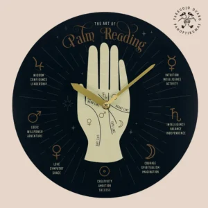 Būrimas iš Delno Chiromantija Sieninis Laikrodis