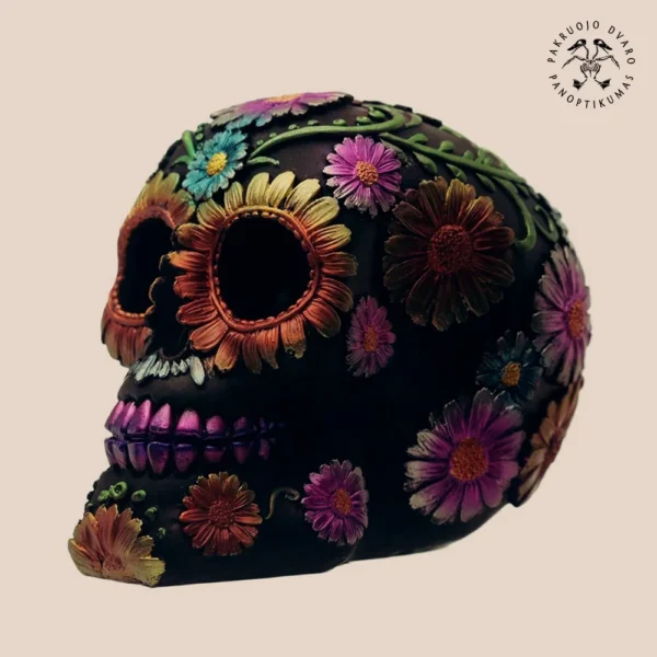 Meksikos Mirusiųjų Diena el Día de los Muertos Kaukolė