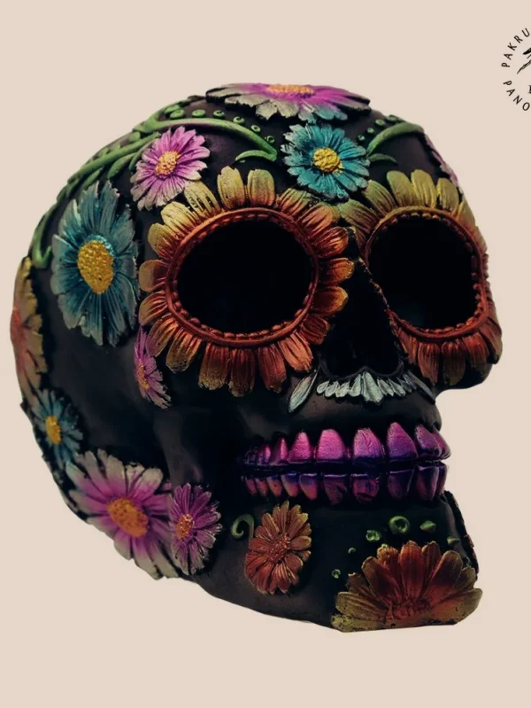 Meksikos Mirusiųjų Diena el Día de los Muertos Kaukolė