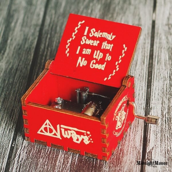 Haris Poteris Muzikinė Dėžutė Raudona