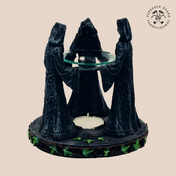 Pagoniškasis Magijos Ratas Eterinių Aliejų Garinimo Žvakidė