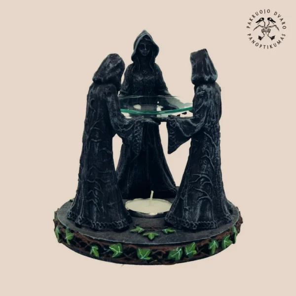 Pagoniškasis Magijos Ratas Eterinių Aliejų Garinimo Žvakidė