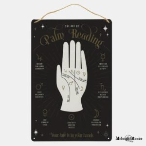 Būrimo iš Delno Paaiškinimų Stilizuota Iškaba Palm Reading