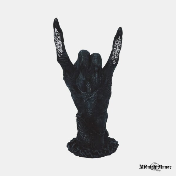 Senųjų Dievų Pagoniška Bafometo Ranka Ilgi Juodi Nagai