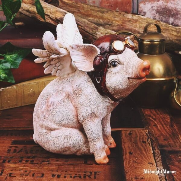 Skraidantis Paršelis Steampunk Kai Kiaulės Ims Skraidyti