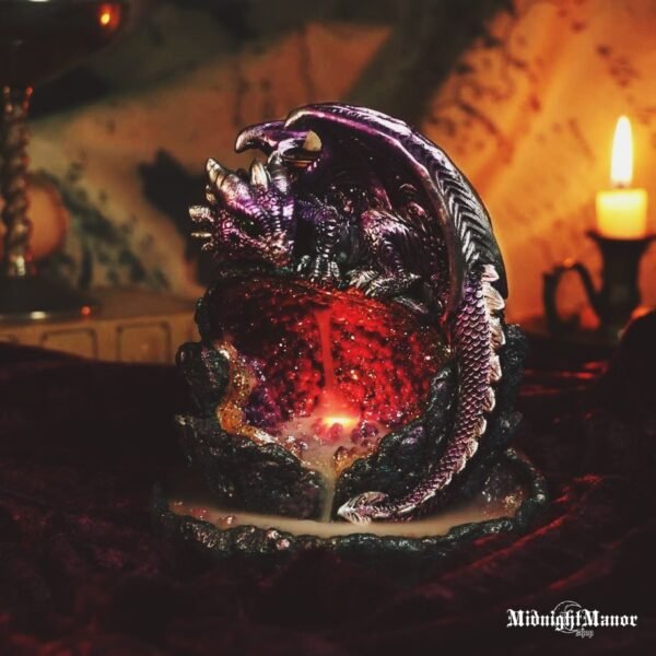 Smilkalinė Drakonas Kristalų Saugotojas Šviečiantis