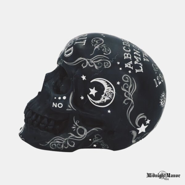 Spiritizmo Lentos Kaukolė Juoda Spirit Board