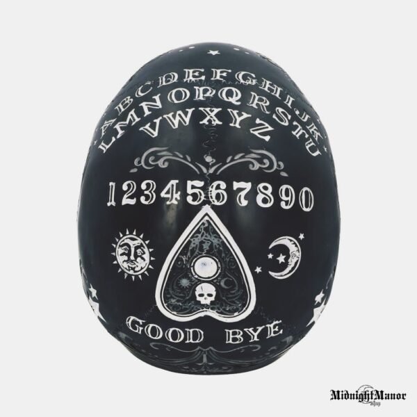 Spiritizmo Lentos Kaukolė Juoda Spirit Board