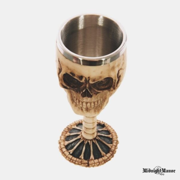 Taurė Mirties Taurė Nuodų Raudonojo Vyno Taurė su Kaukole