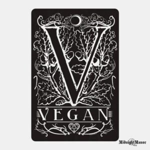 Sienos Dekoracija V is For Vegan