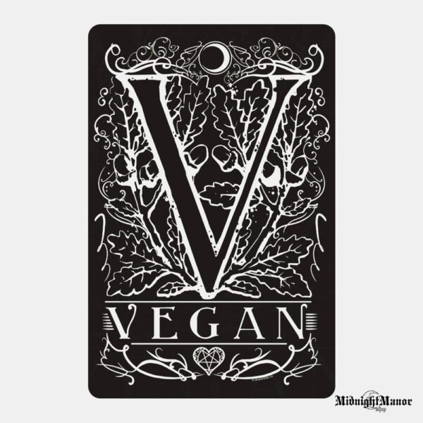 Sienos Dekoracija V is For Vegan