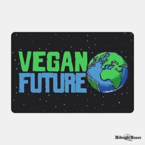 Metalinė Sienos Dekoracija Vegan Future